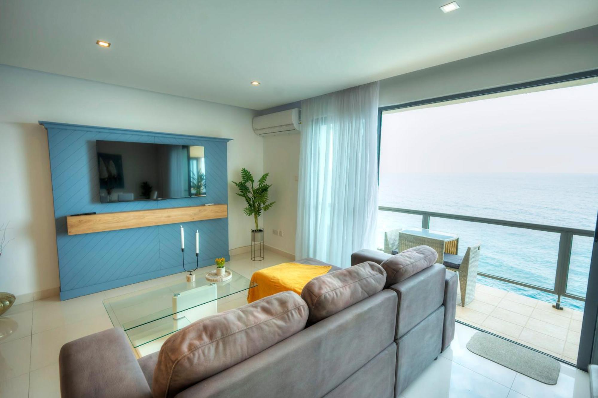 Modern, Large 3Bedroom, Spectacular Views Goslm-9 Sliema Exterior photo